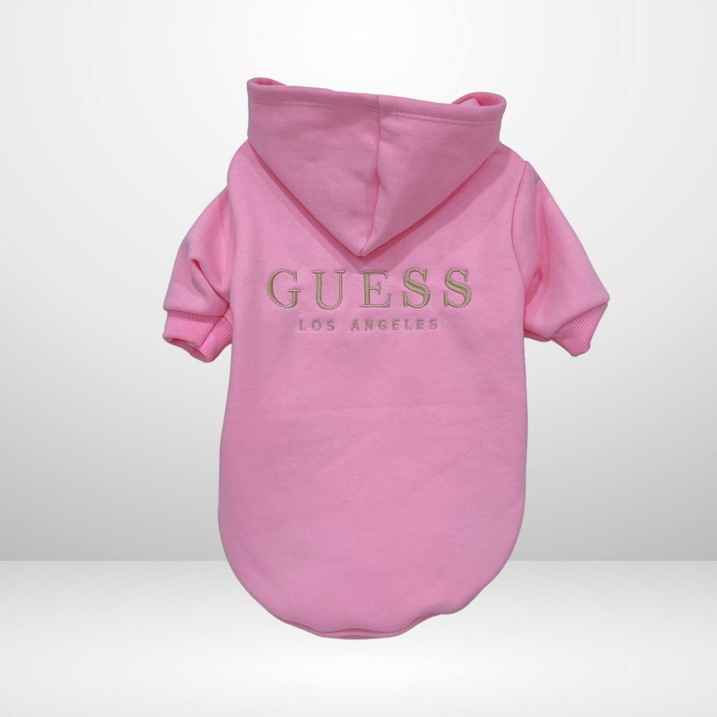 HOODIE GUESS BABY PINK