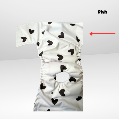 OFERTA HEMBRA IMPERMEABLE CORAZON NEGRO M