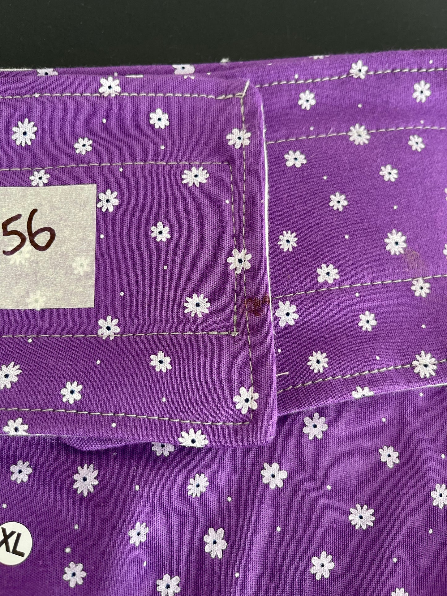 OFERTA TALLA XL FLOR MORADA ALGODON