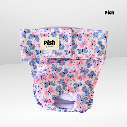 PAÑAL PARA HEMBRA IMPERMEABLE - MARIPOSA