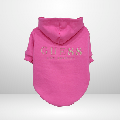 HOODIE GUESS PINK