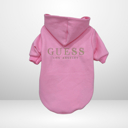 HOODIE GUESS BABY PINK
